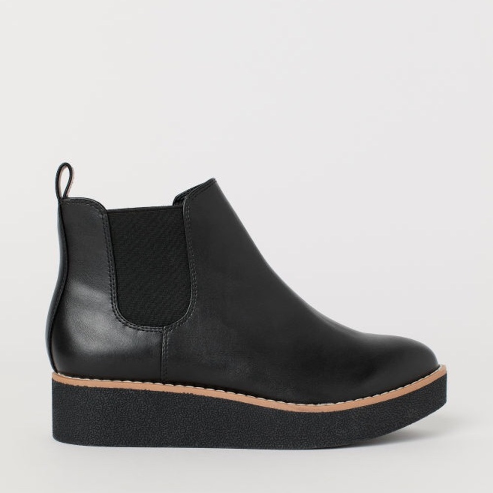 ISO H&M Faux Leather Chelsea Boot